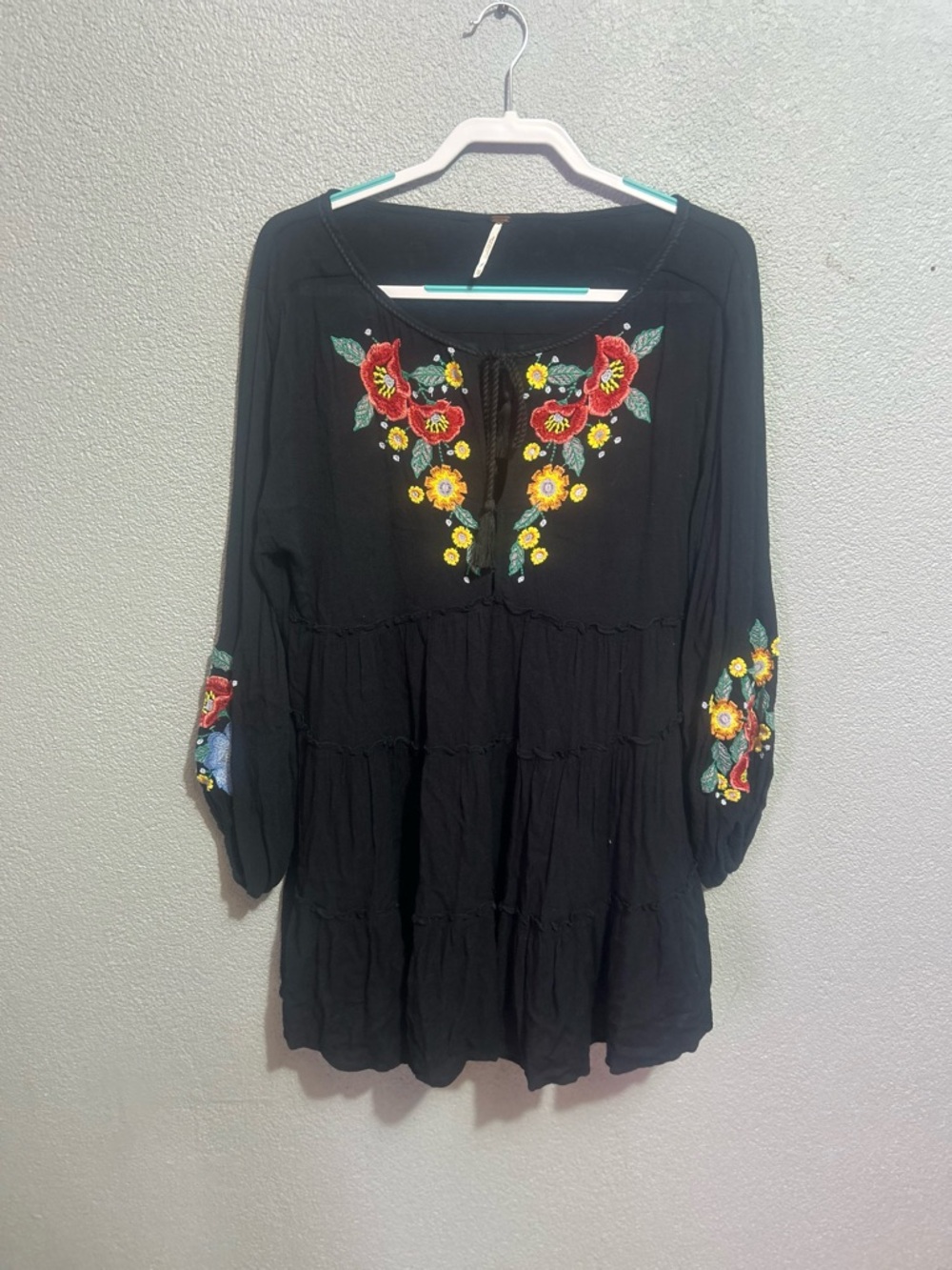 Free People Spell on You Embroidered Mini dress xs - Picture 4 of 10